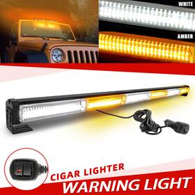 Jg-bsl03169 Braveway Amber Rooftop Traffic Advisor Led Emergency Hazard Warning Strobe Light Bar Car