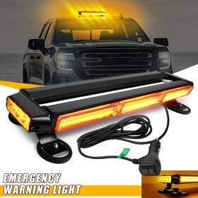 Js-bs-l04-3-y Braveway 72w Flashing Led Emergency Warning Light Bar Rooftop Double Side Amber Strobe