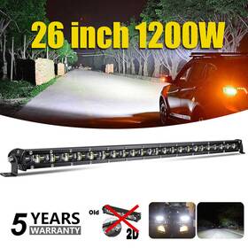 Led-9610z Braveway 6d Ultra Slim 26inch Led Spot Light Bar Work For Offroad Atv 4x4 Truck
