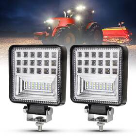Wl-042s-frd Bunker Indust 2 T 4 Inch Led Light Pods2 Pcs Square Tractor Work Lights Spot Flood Driving Small