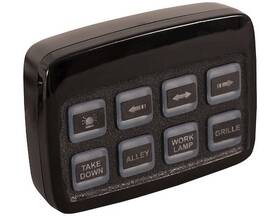 7-funct Buyers Products Company 6391208 Black Pre-wired Panel Multi-funct Programmable
