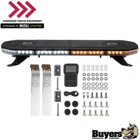 8893524 Buyers Products Company 24 Inch Amber/clear Led Light Bar With Warning / Clear Take