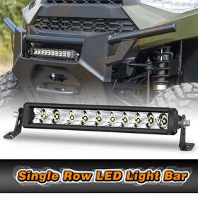 Buymoremoreshop 12in/14in/18in/30in/40in 12 Inch 14 18 30 40 Single Row Led Light Bar Combo Driving Offroad 4wd Atv Suv