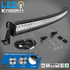 By000492 Ledkingdomus Curved Led Work Light Bar Truck Offroad 659514701189