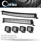 C10b180064 Led Light Bar Combo Pods Offroad Suv Atv 608631673176