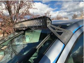 Cr2549 Cali Raised 52 Inch Curved Led Light Bar With Brackets And Wire Harness 2007-2021 Tundra