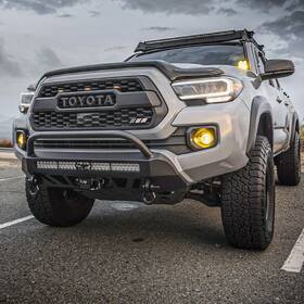 Cr3594 Cali Raised Led For 16-23 Toyota Tacoma Stealth Bumper - Bull Bar / No Light
