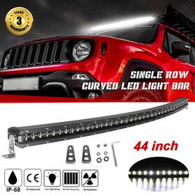 Car-9627-c Carmodificationclub Curved 44inch Slim Led Work Combo Flood Spot Light Bar Driving Atv 4wd Pk 40/42 Inch