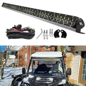 Wit070803 Carmodificationclub 6d 32 Inch Straight Led Work Light Bar Spot Flood Wiring For 14 Polaris Rzr Xp1000