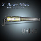 Caseicnas396lh Unbranded Quad Row Curved Led Light Bar Osram 612292096632