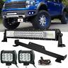 Cb1100340 Ironwalls Bumper Mount Bracket Led Light Bar Pods For Ford