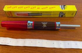 Sf-184 Charms Brand Vtg Style #sf-184 Car Antenna Red Safety Flasher Emergency Light