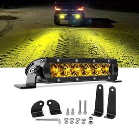 Chel-sy30w-f1 Chelhead Slim Led Light Bar 7 Inch Flood Beam Yellow Fog S