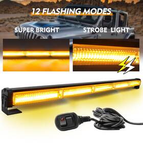 22d8y Colight 30 Inch 32 Led Emergency Strobe Warning Amber Light Bar Fog Lamps Traffic Advisor