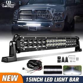 3189620h252 Colight Dual Row 15/20/24/28/33/48 Inch Led Light Bar Spot Flood Offroad Driving 4wd With Wire