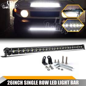35-116-fj Colight 6d Slim 25 Inch Led Light Bar Spot Flood Offroad Driving For 07-14 Toyota Fj Cruiser