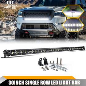 35-856 Colight Behind Grille Mount 30 Inch Led Light Bar Kit With Wiring For 2022-up Nissan Frontier