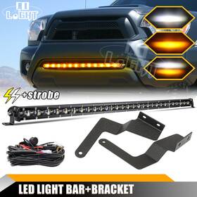 35-916b Colight Strobe 32 Inch Led Light Bar With Lower Bumper Brackets Wiring For 16-23 Toyota Tacoma