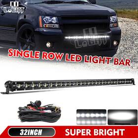 35-921 Colight Slim 32 Inch Lower Bumper Led Light Bar Spot Flood Wire Kit For Silverado Avalanche