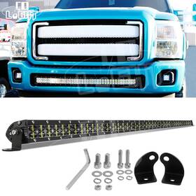 35-961 Colight 1200w 40-42 Inch Led Light Bar With Lower Bumper Bracket For 11-16 F250 F350 Superduty