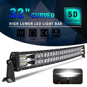 60002f-b Colight 52 Inch 42 32 Curved Led Light Bar Spot Flood Combo Driving Fog Lamp Off Road Atv