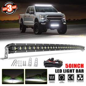70101042 Colight Roof Curved 50 Inch Led Light Bar Spot Wire Fit 2015-2023 Ford F150 F250 F350 F450