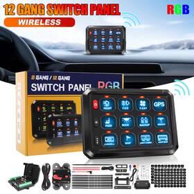 Colight 707581890470 Wireless Rgb 12 Gang Switch Panel Led Light Electronic Relay Boat Marine Atv Utv Colight 707581890470 Wireless Rgb 12 Gang Switch Panel Led Light Electronic Relay Boat Marine Atv Utv
