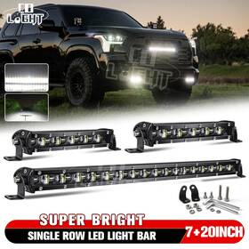 71077 Colight For 2022-2024 Toyota Tundra 20 Inch Bumper Single Row Led Work Light Bar And 7 Lights 71077 Colight For 2022-2024 Toyota Tundra 20 Inch Bumper Single Row Led Work Light Bar And 7 Lights