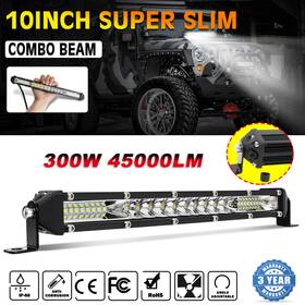 789101112 Colight 12ftft 300w Led Light Bar Ultra-slim Spot Flood Combo Work Suv Offroad Atv 4wd 10ft