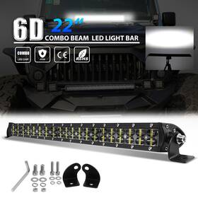 Colight 883646399208 22 Inch 1200w Led Light Bar Dual Row Spot Flood Combo Work 4wd Truck Suv Atv 24