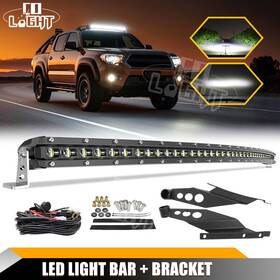 89kirg Colight Curved 50ftft Led Light Bar Combo Bracket And Wiring Kit For Toyota Tacoma 2005-2015