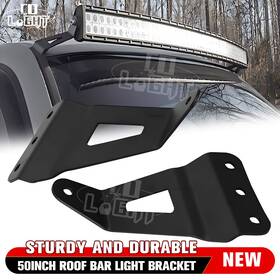 91061b Colight 2x 52 Inch Curved Led Light Bar Bracket For 2007-2013 Chevy Silverado 1500