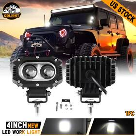 914z-d-xc-w-s-1pc Colight 4inch 12000lm Led Work Pod Light Bar Spot Truck Offroad 4wd Driving Fog