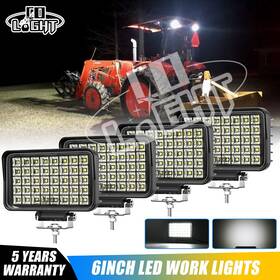 944-65 Colight New Powerful 6x4 Inch Led Work Light Flood Beam 12v 24v Truck Tractor Lamp
