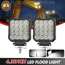 Colight 9509542 Led Tractor Lights 2pcs 4 Inch/5 Inch/6 Inch Work Light Flood Beam For Truck