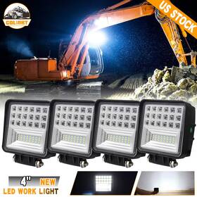 953b-35mm-4pc Colight 4ftft Led Work Lights Combo For Caterpillar Construction Equipment Forklift