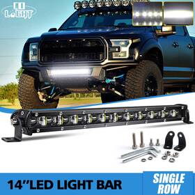9610axt76e4367 Colight Lower Bumper 14 Inch Led Work Light Bar Spot Suv Truck 4x4wd Offroad Lamp Boat