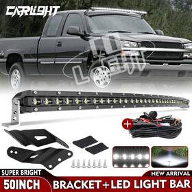 9610g-005-65 Colight Roof 52 Inch Led Light Bar With Brackets And Wiring For Gmc Sierra 1500 2500 3500 99-06