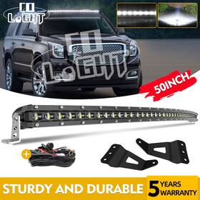 Gmc-002 Colight 9610g Curved 50 Inch 480w Led Light Bar Mount Brackets For Chevy Silverado And Gmc 07-14