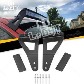 9610g-mq-029 Colight For Ford F150 Svt Raptor 52 Inch Curved Led Light Bar Windshield Roof Bracket Kit