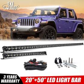 9610z-50-20-pt Colight 50 Inch 20ftft Led Work Light Bar Spot Flood Truck 4wd Roof Hood Offroad Driving Wire