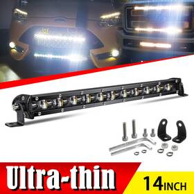 9610zhbdfc537889643 Colight Slim 14 Inch Led Work Light Bar Spot Flood Combo Driving Off Road Suv Boat Atv 12