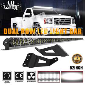 9620a-002-122 Colight Roof 52ftft Led Light Bar Mount Brackets Wire Kit For Chevy Silverado And Gmc 07-14