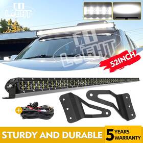 9620a Colight 018 Roof Brackets 52ftft Led Light Bar Wire For 07-13 Chevy Silverado 1500 2500/3500hd