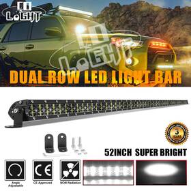 9620a-122 Colight Roof 52 Inch Dual Row Led Light Bar Spot Flood Combo Beam For Toyota Tacoma 2005-20