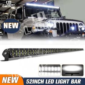 9620a-158 Colight 52 Inch Led Light Bar Flood Spot Combo Kit For Jeep Wrangler Jk Tj Cj Offroad