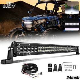 9620h-181 Colight 24 Inch 300w Led Light Bar 2-rows Spot Flood Combo For Utv Ute Offroad Driving Lamp