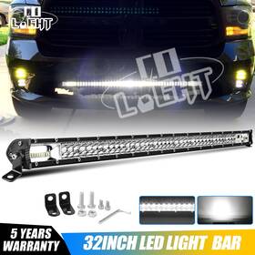 9620z-65 Colight Dual Row 32inch Led Work Light Bar Driving Offroad Flood Spot Combo Beam Pk 30 Inch