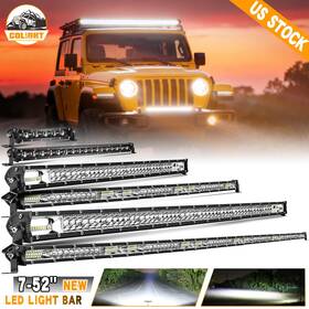 9610z-bs Colight 9620z/9610yz/9610z-bs 7 Inch 50 20 44 32 Dual Color Led Light Bar Combo Spot Flood Off Road Suv Boat Atv