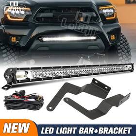 Ft-003 Colight 9620z For Toyota Tacoma 2016-2023 32ftft Led Light Bar With Lower Bumper Mount Wire Kit